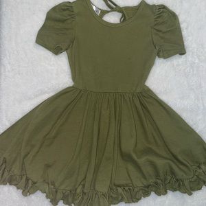 Little Stockings Co olive twirl